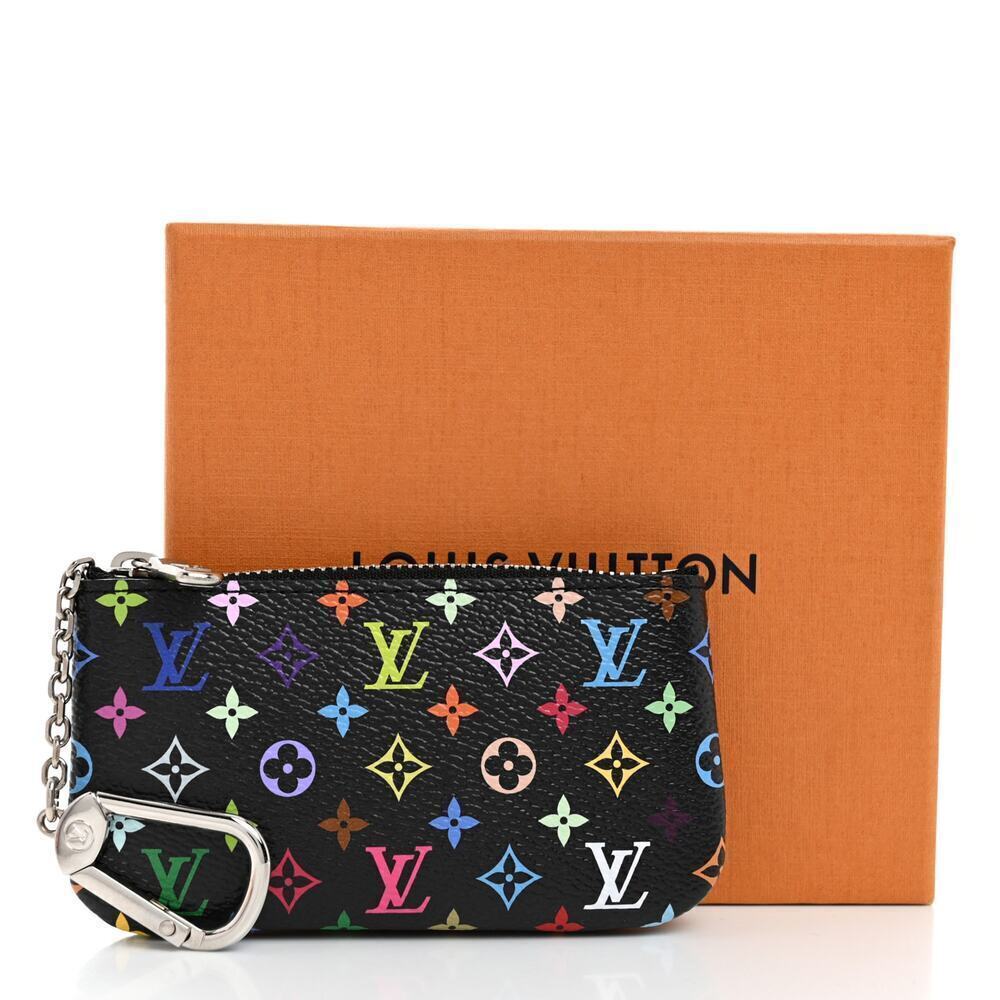 Louis Vuitton Murakami Key Pouch LV X TM Multicolor Black Cles Pochette 2025